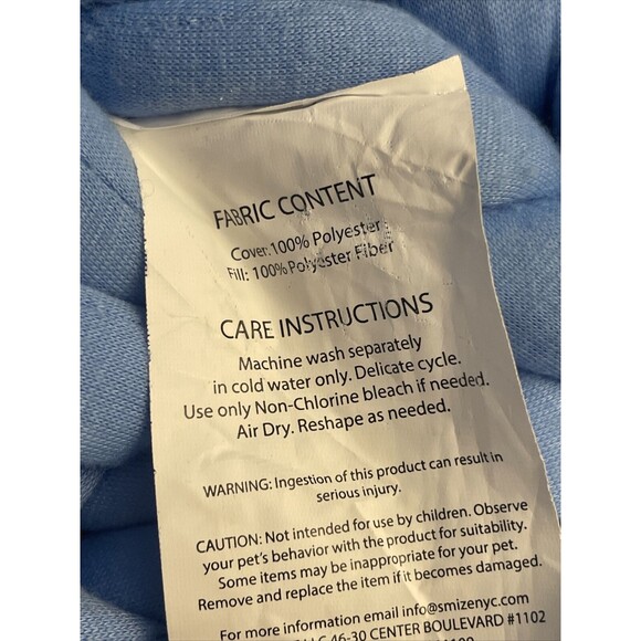 Nordstrom Dog Bed Small Woven Blue - Picture 4 of 5